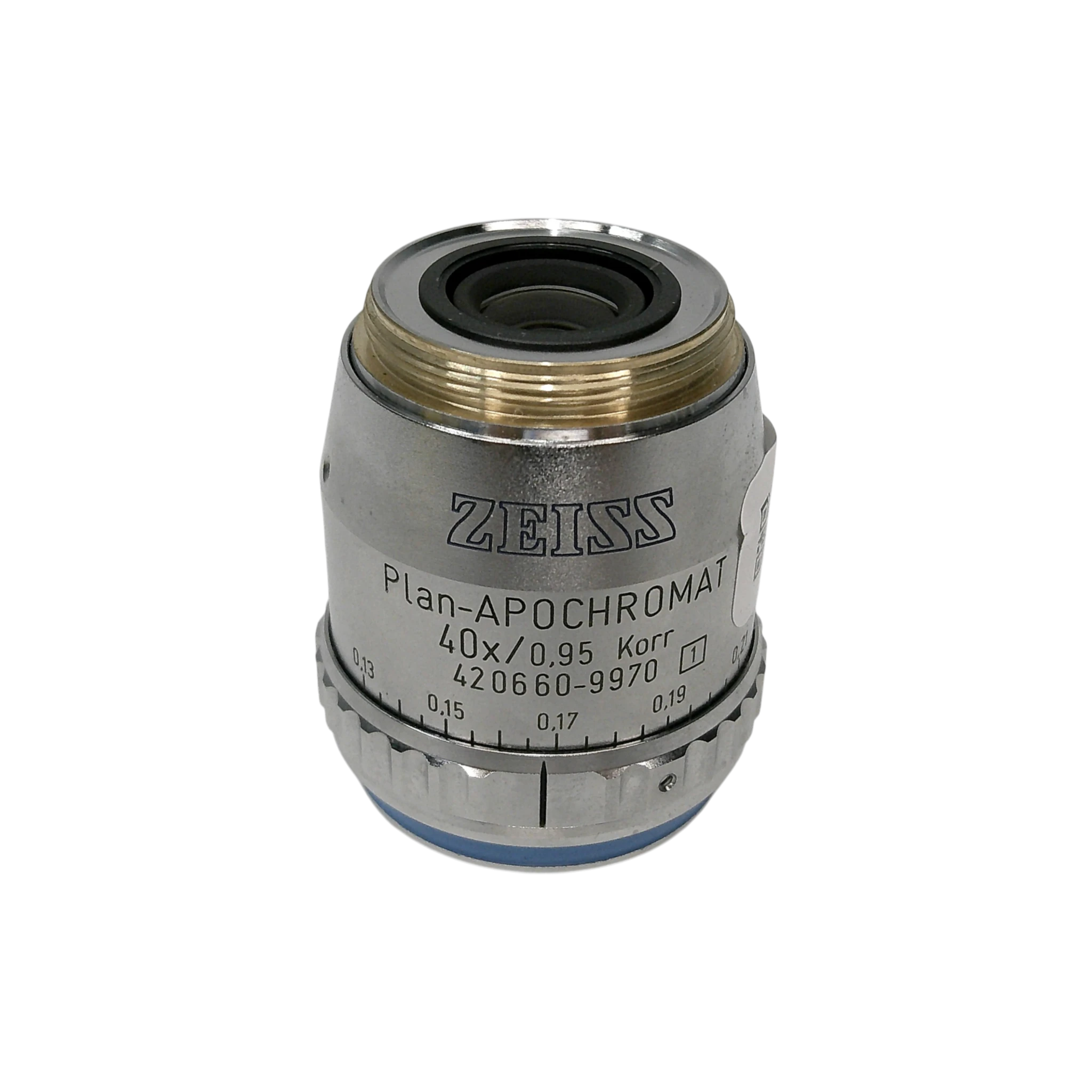 Zeiss Plan-Apochromat 40x/0.95 Corr M27 Thread Size Microscope Objective