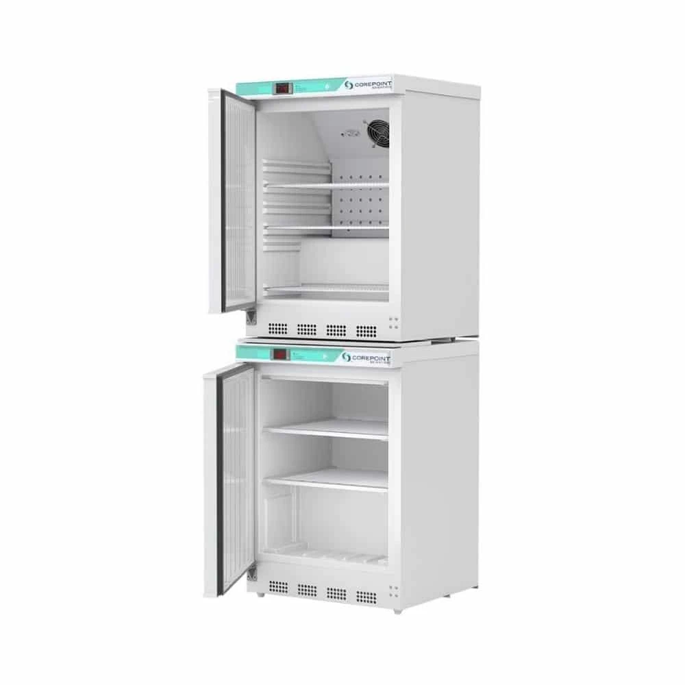 9 cu. ft. Corepoint Scientific™ White Diamond Series Refrigerator &amp; Freezer Combination, Left Hinged