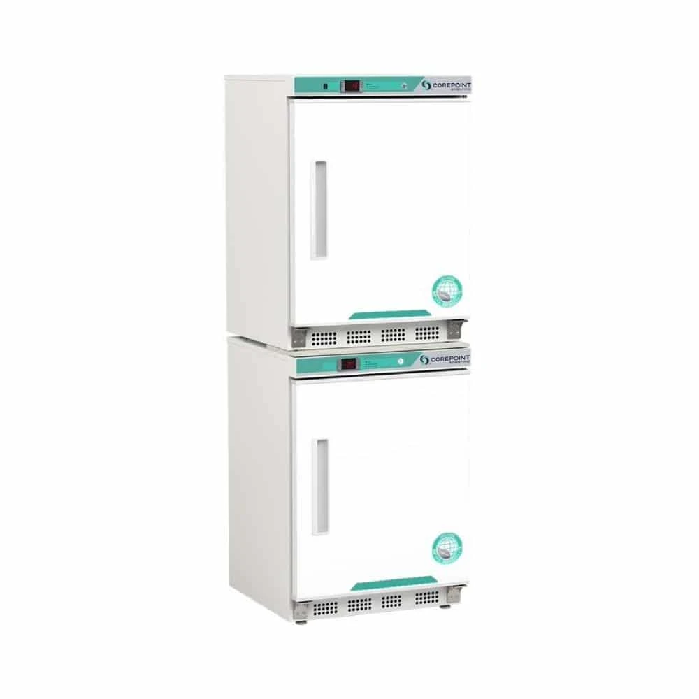 9 cu. ft. Corepoint Scientific™ White Diamond Series Refrigerator &amp; Freezer Combination