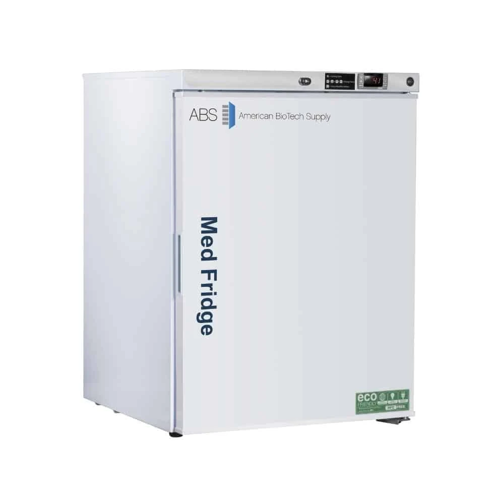 5.2 CU. FT. CAPACITY PREMIER SOLID DOOR PHARMACY/VACCINE UNDERCOUNTER REFRIGERATOR FREESTANDING