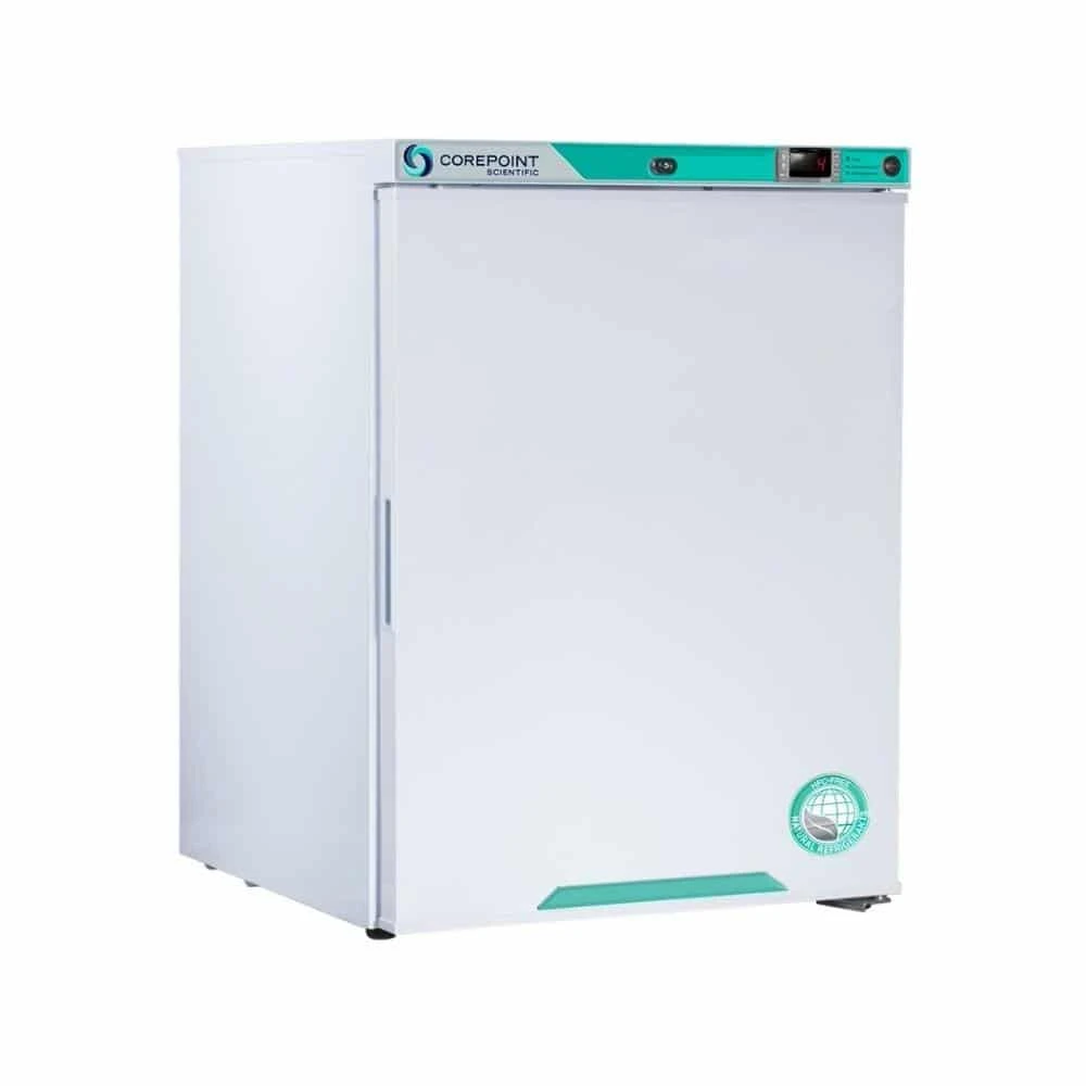 5.2 cu. ft. Corepoint Scientific™ White Diamond Series Undercounter Refrigerator Freestanding