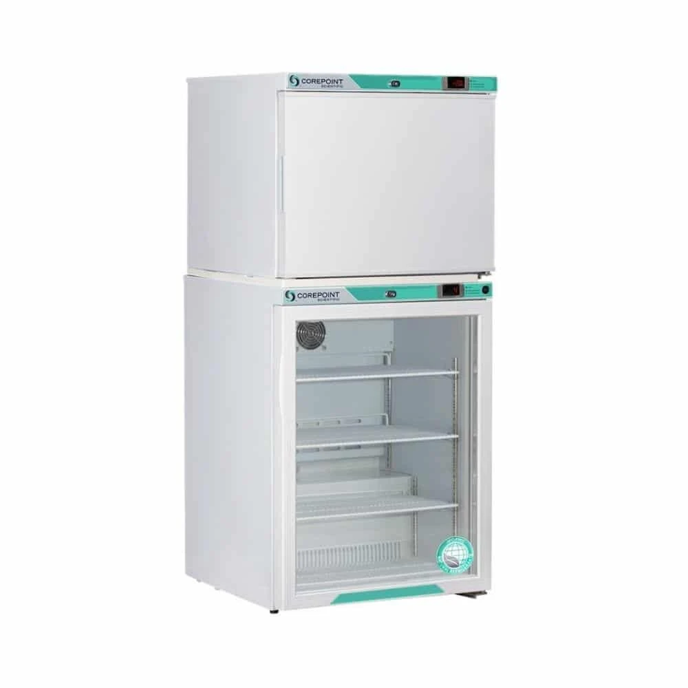 7 cu. ft. Corepoint Scientific™ White Diamond Series Refrigerator &amp; Freezer Combination