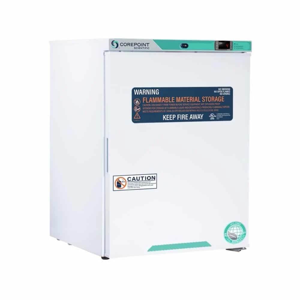 5 cu. ft. Corepoint Scientific™ White Diamond Series Undercounter Flammable Storage Refrigerator Freestanding