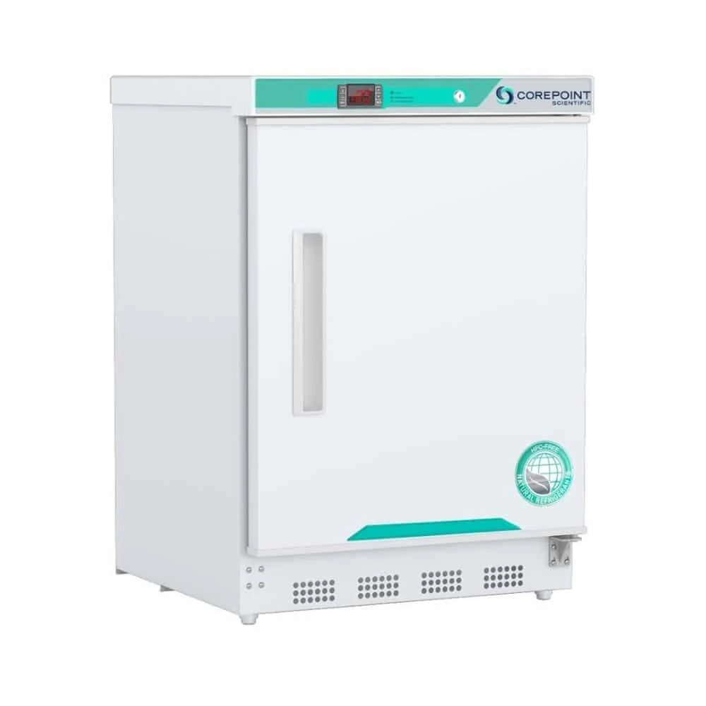 4.2 cu. ft Corepoint Scientific™ White Diamond Series Undercounter Auto Defrost Freezer Built-In