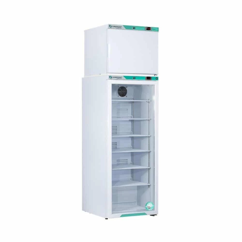 12 cu. ft. Corepoint Scientific™  White Diamond Series Refrigerator &amp; Freezer Combination with Auto Defrost Freezer