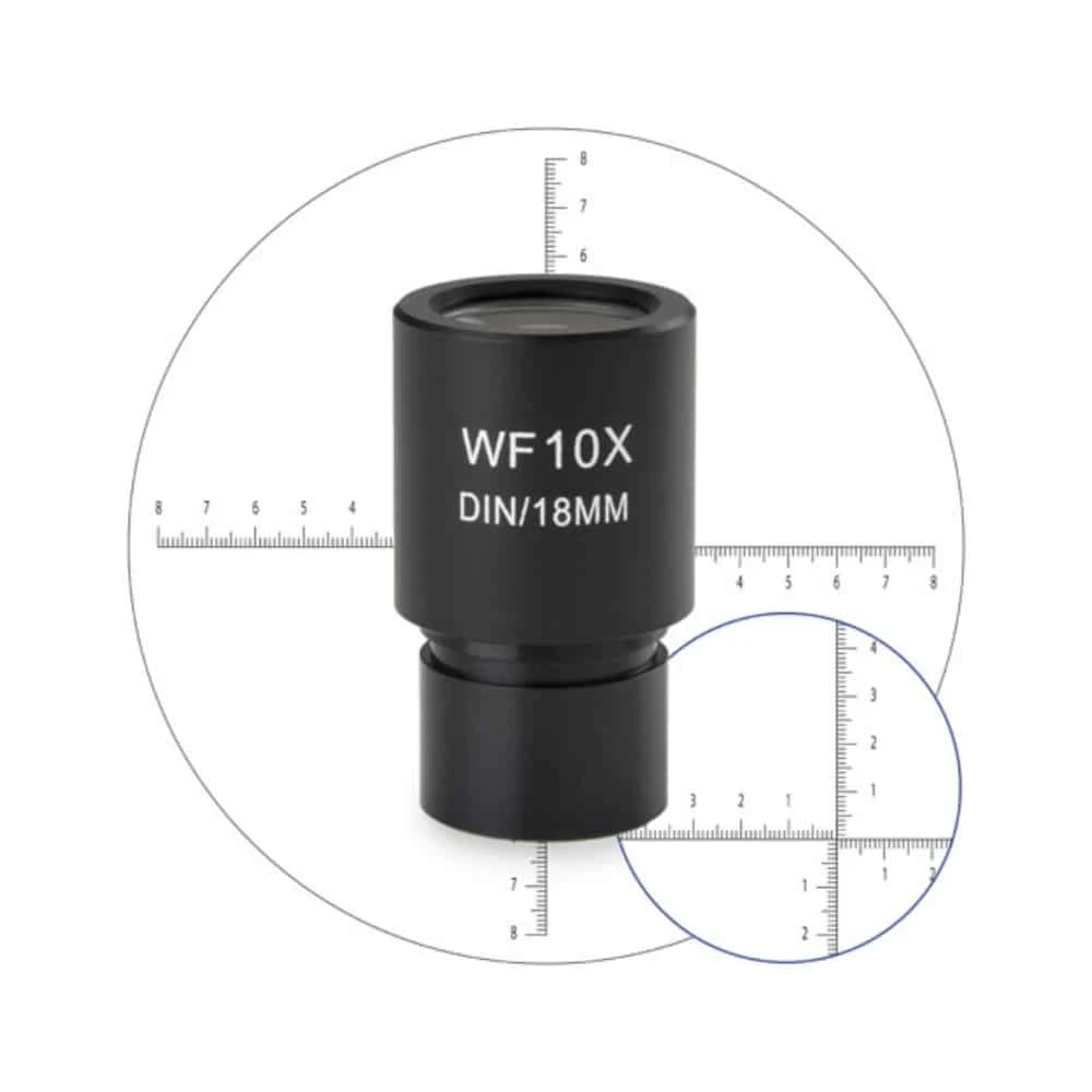 Euromex Wide field micrometer eyepiece 10mm/100