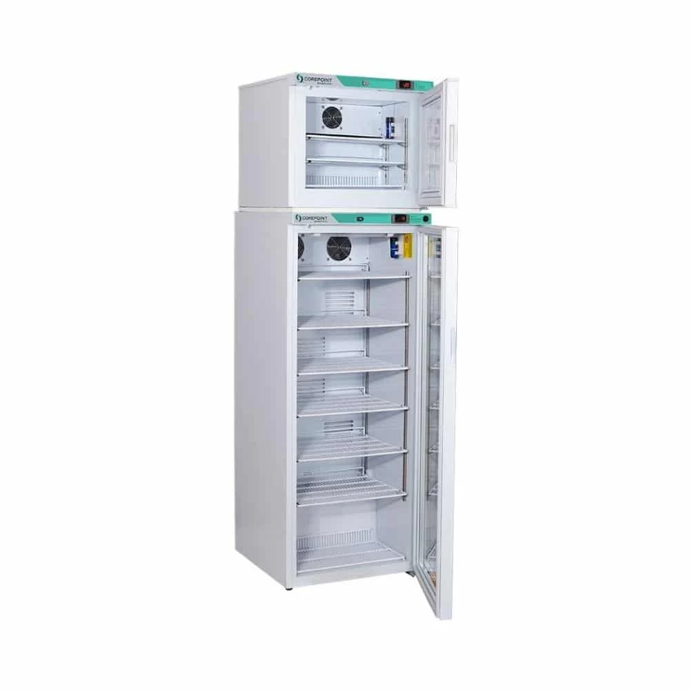 12 cu. ft. Corepoint Scientific™ White Diamond Series Refrigerator &amp; Freezer Combination