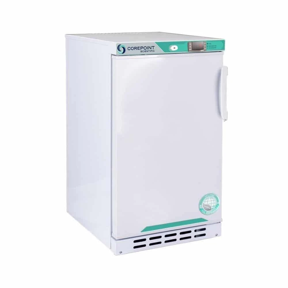 2.5 cu. ft. Corepoint Scientific™ White Diamond Series Undercounter Built-In Refrigerator