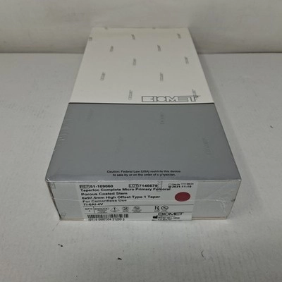 Biomet, Inc. 51-109060 Taperloc Complete Micro Pri