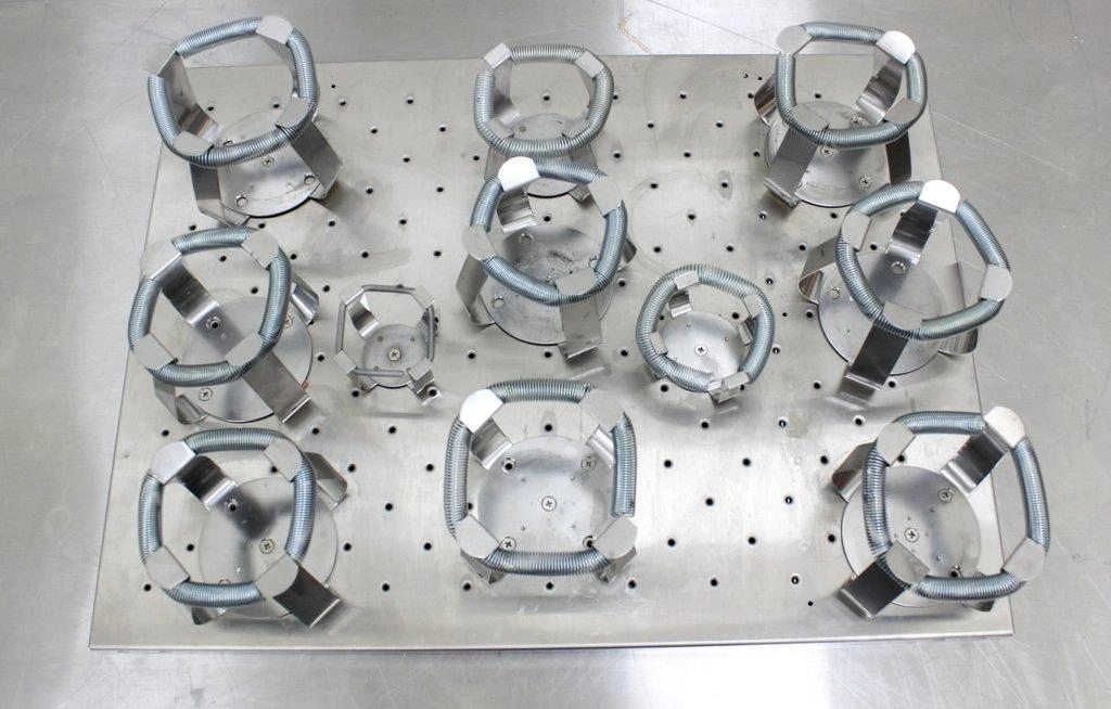 VWR 500/1 Liter Flask Clamps Stainless Platform Turn-Key with Warranty ...