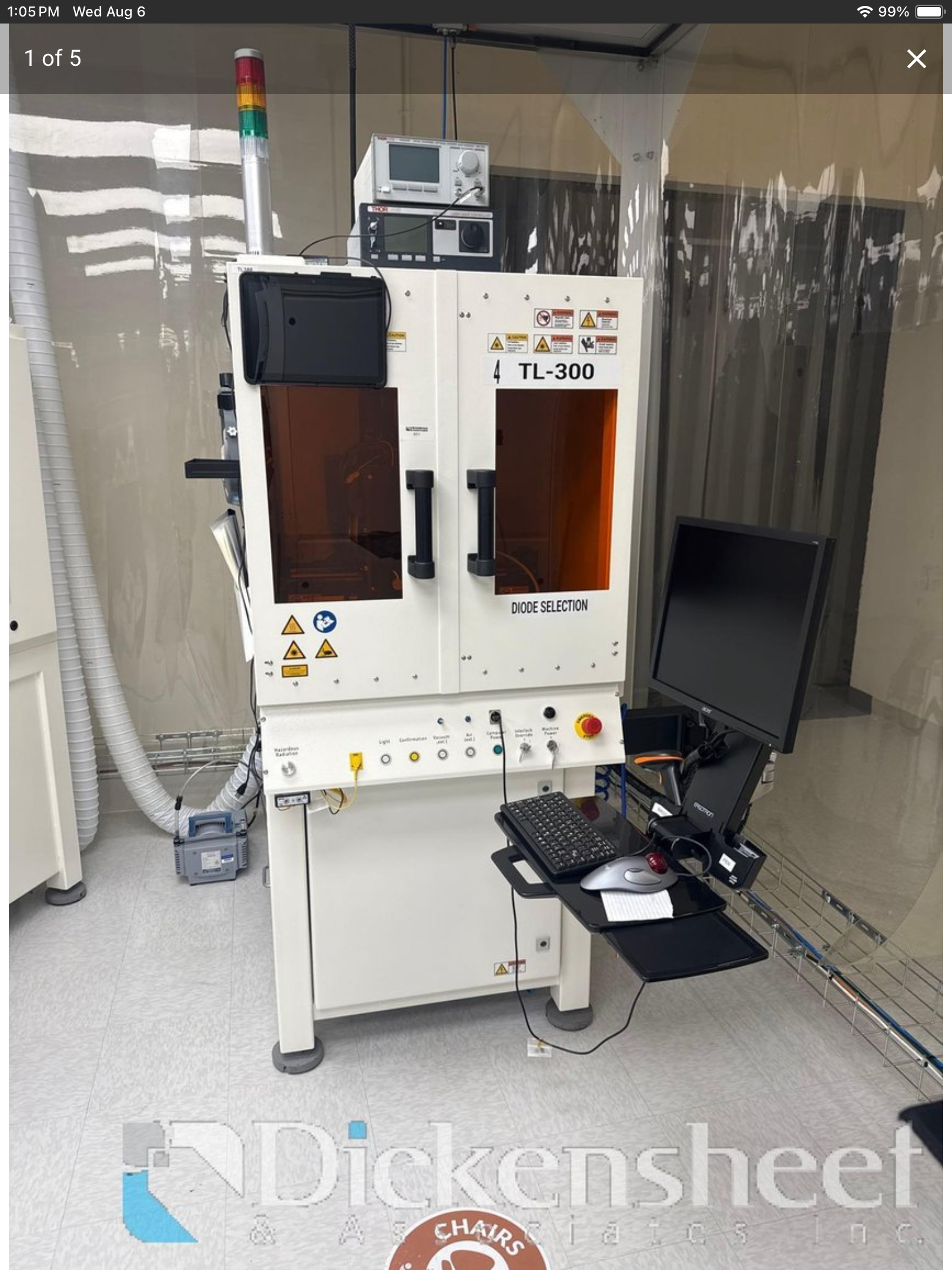 2019 FiconTEC TL-300i Chip/Optical Wafer Tester