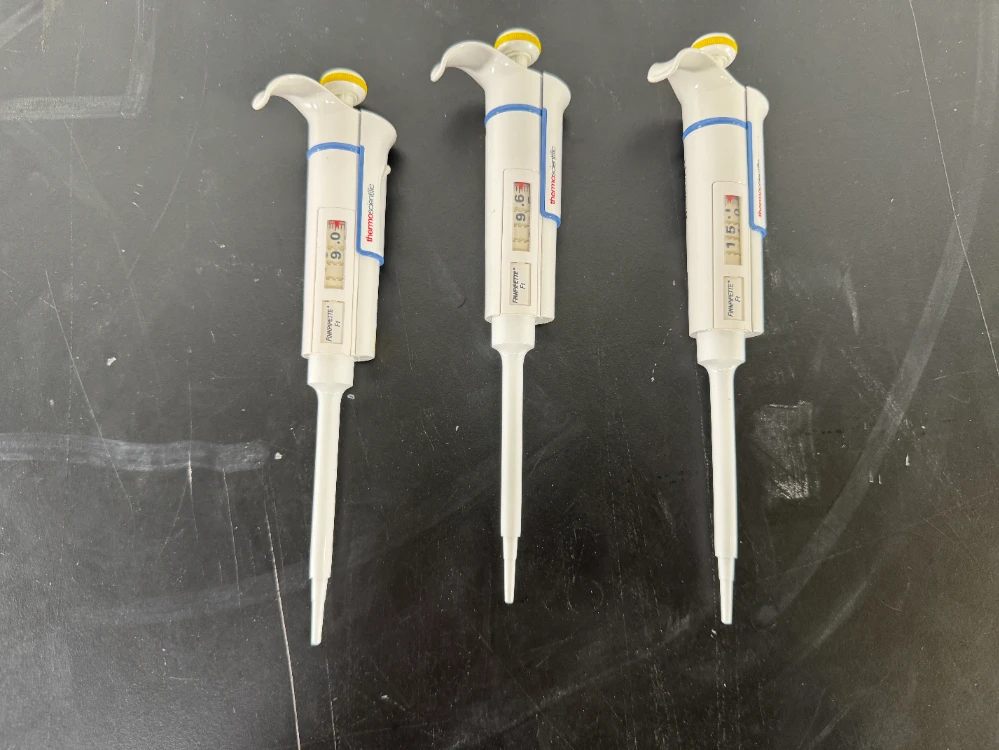 Thermo Scientific Finnpipette F1 Single Channel Pipettes - Quantity 3
