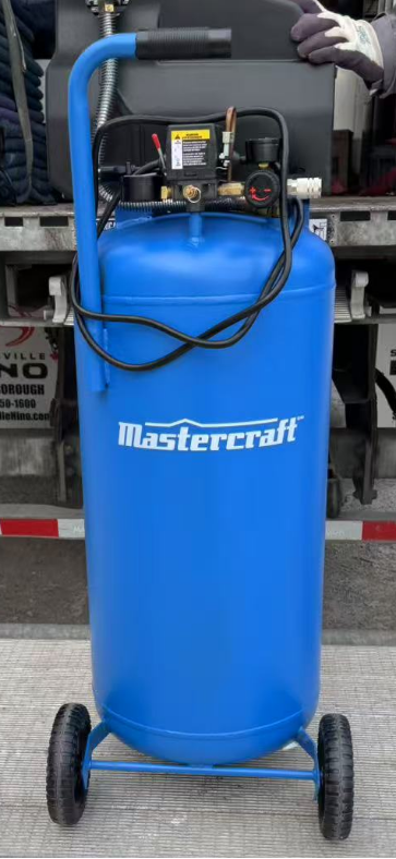 Mastercraft Portable Air Compressor (Vertical Tank)