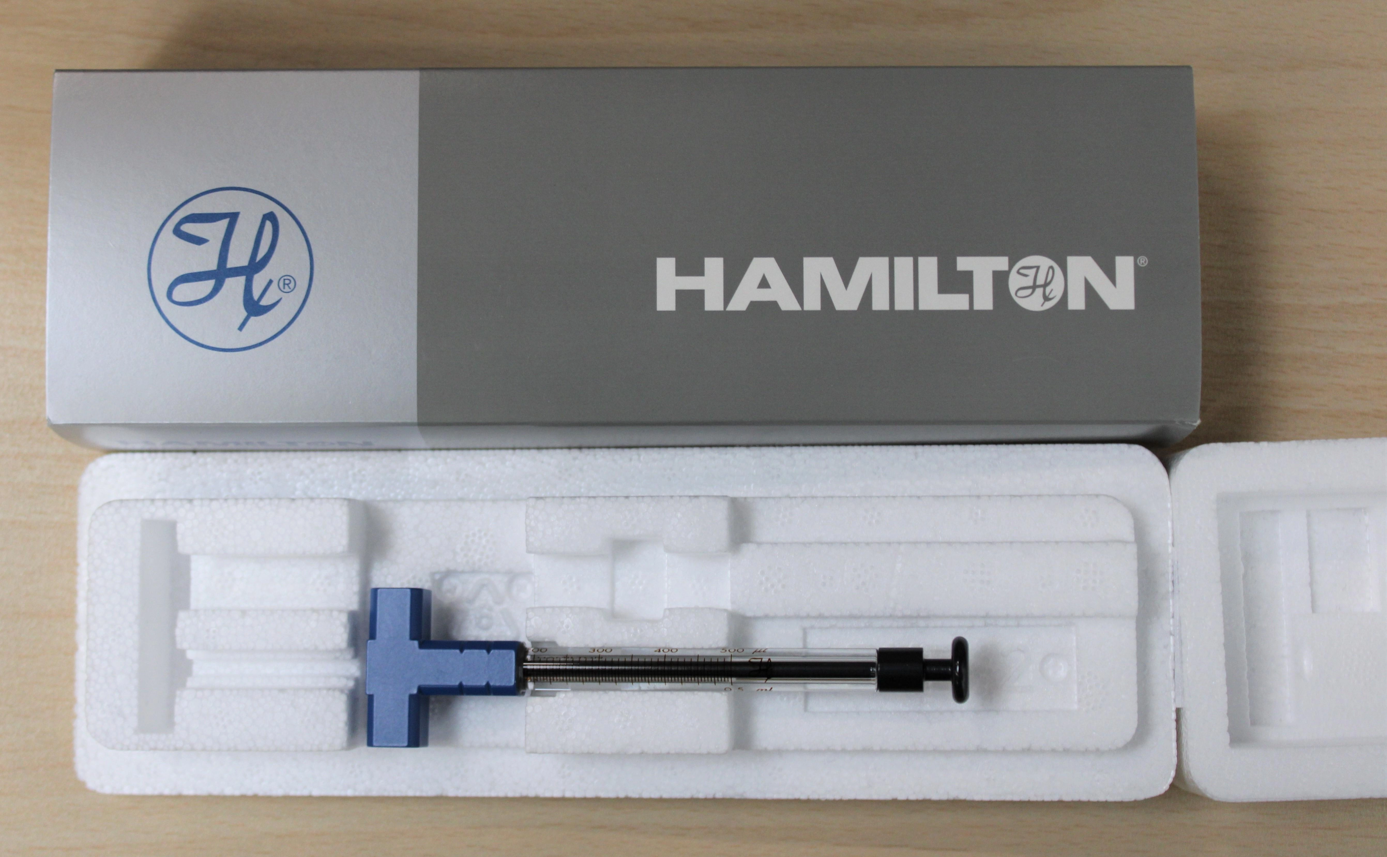 Hamilton SYR 500 uL 1750 Blue Kone Turn-Key Analytical Accessory - 2021005893