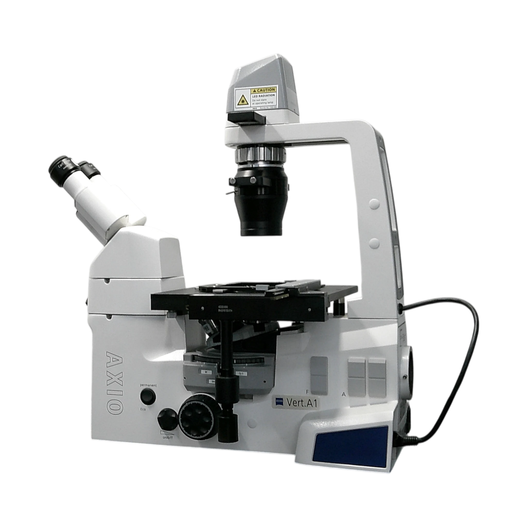 Zeiss Axio Vert.A1 FL Inverted Phase Contrast Fluorescence Microscope ...