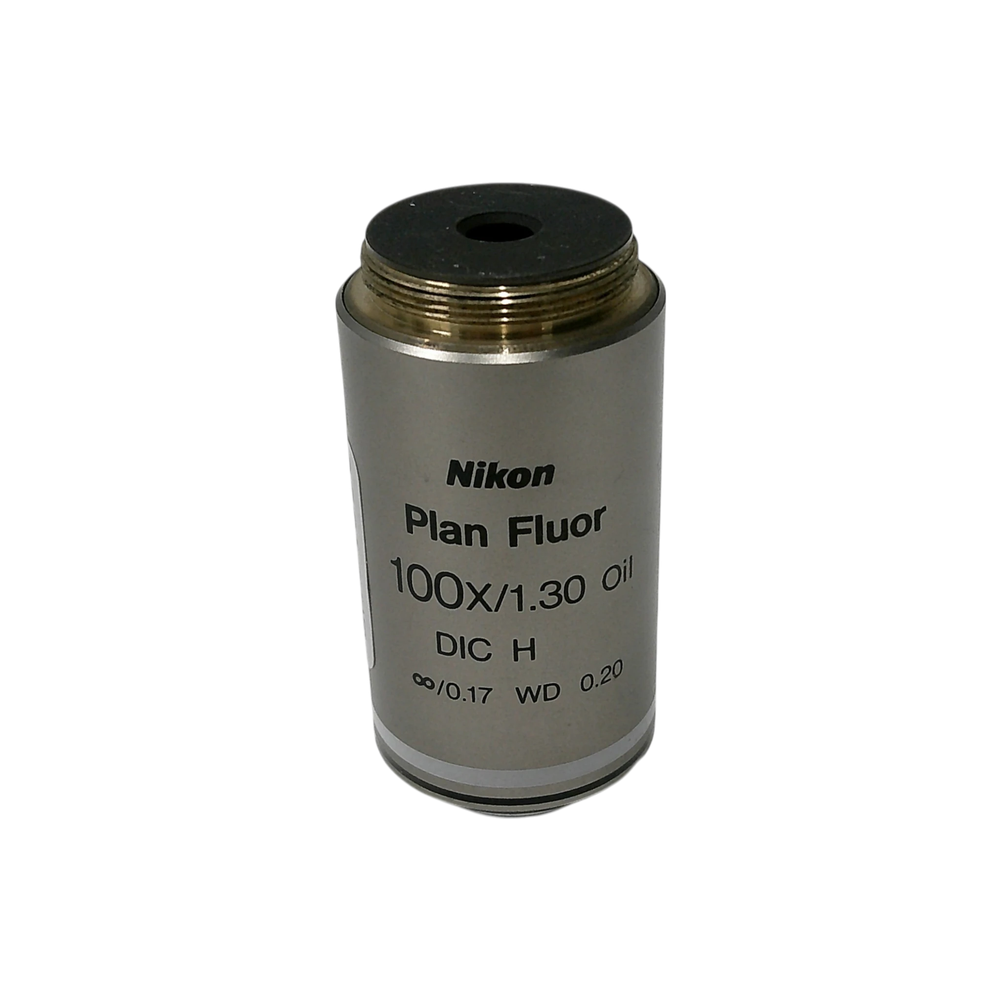 Nikon  Plan Fluor DIC H 100x/1.30 Oil M25 Thread Size Microscope Objective