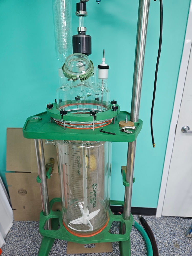 Chemglass 50 liter jacketed reactor , NEW 