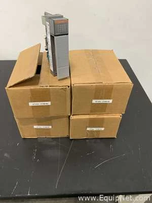 Lot 58 Listing# 1079336 One lot of Four Allen Bradley 1746-OW16 SLC500 Output Modules