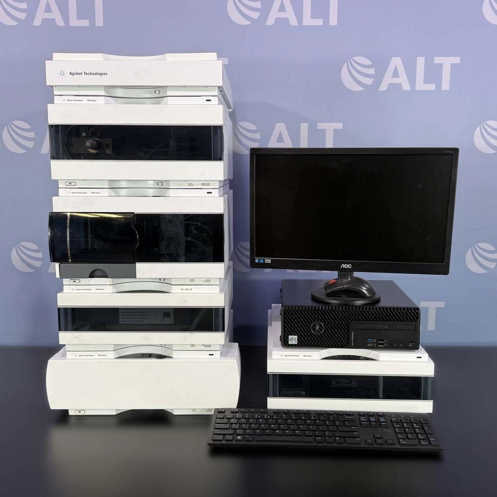 Agilent 1260 Infinity HPLC System With G1311 Quat Pump, G1329 Autosampler, G1330 ALS Thermo, G1316 TCC, G4212 DAD