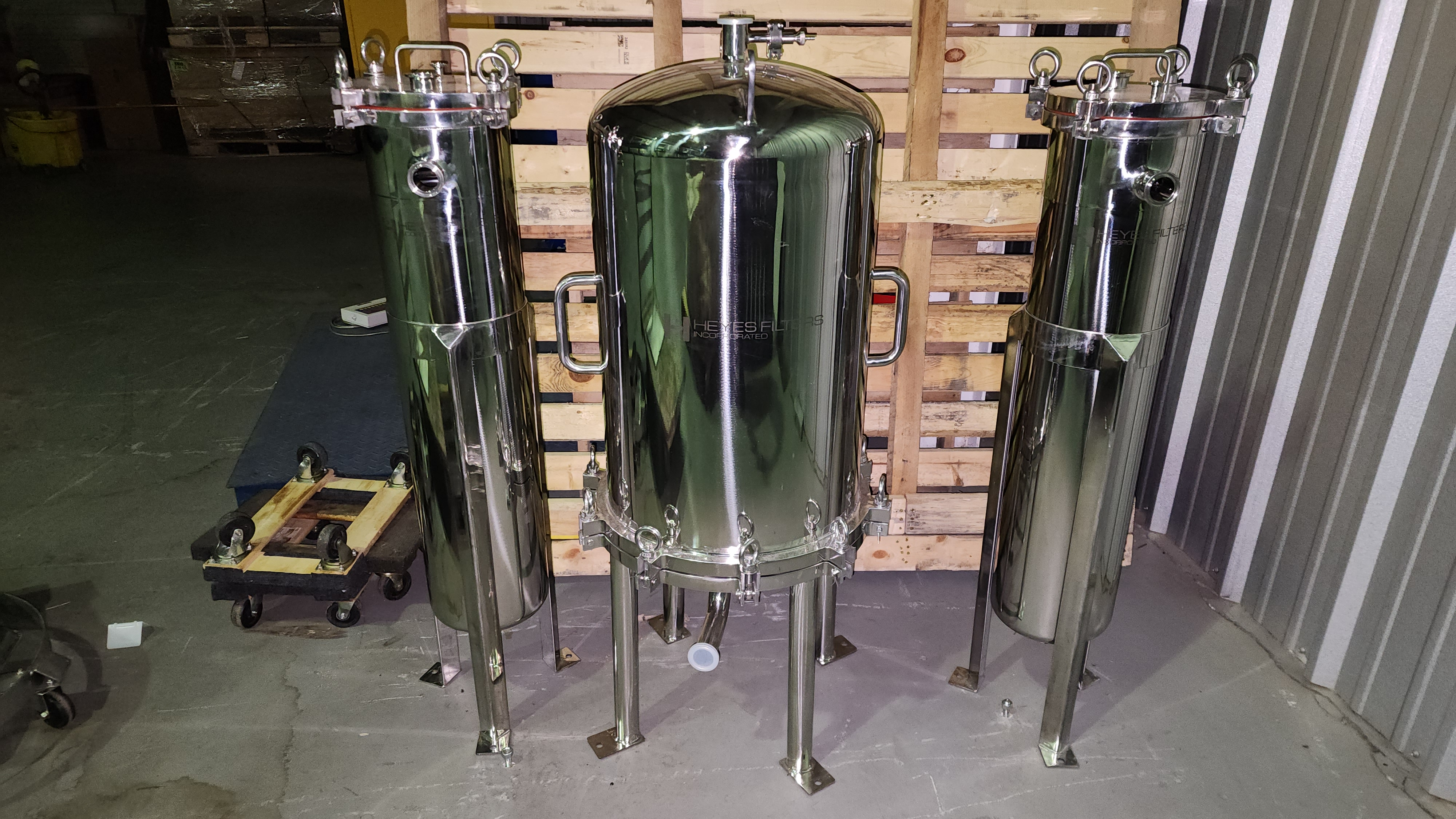 Heyes Filters Inc. / Vytal Filtration - 316L Stainless Lenticular Filter Housing and (2) Bag Filter Housings (#2 size Bag Filter) - Lenticular Filter Kit