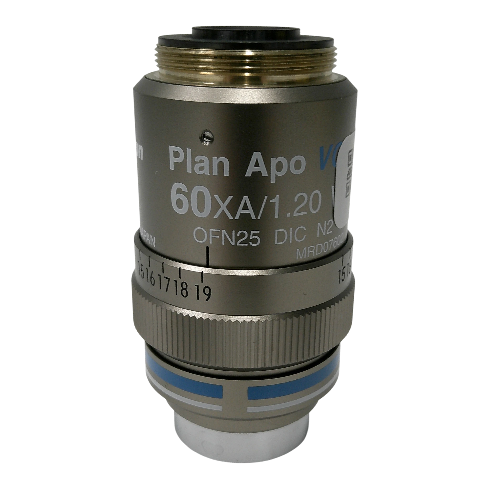 Nikon  CFI Plan Apo VC 60XC WI OFN25 DIC N2 M25 Thread Size Microscope Objective