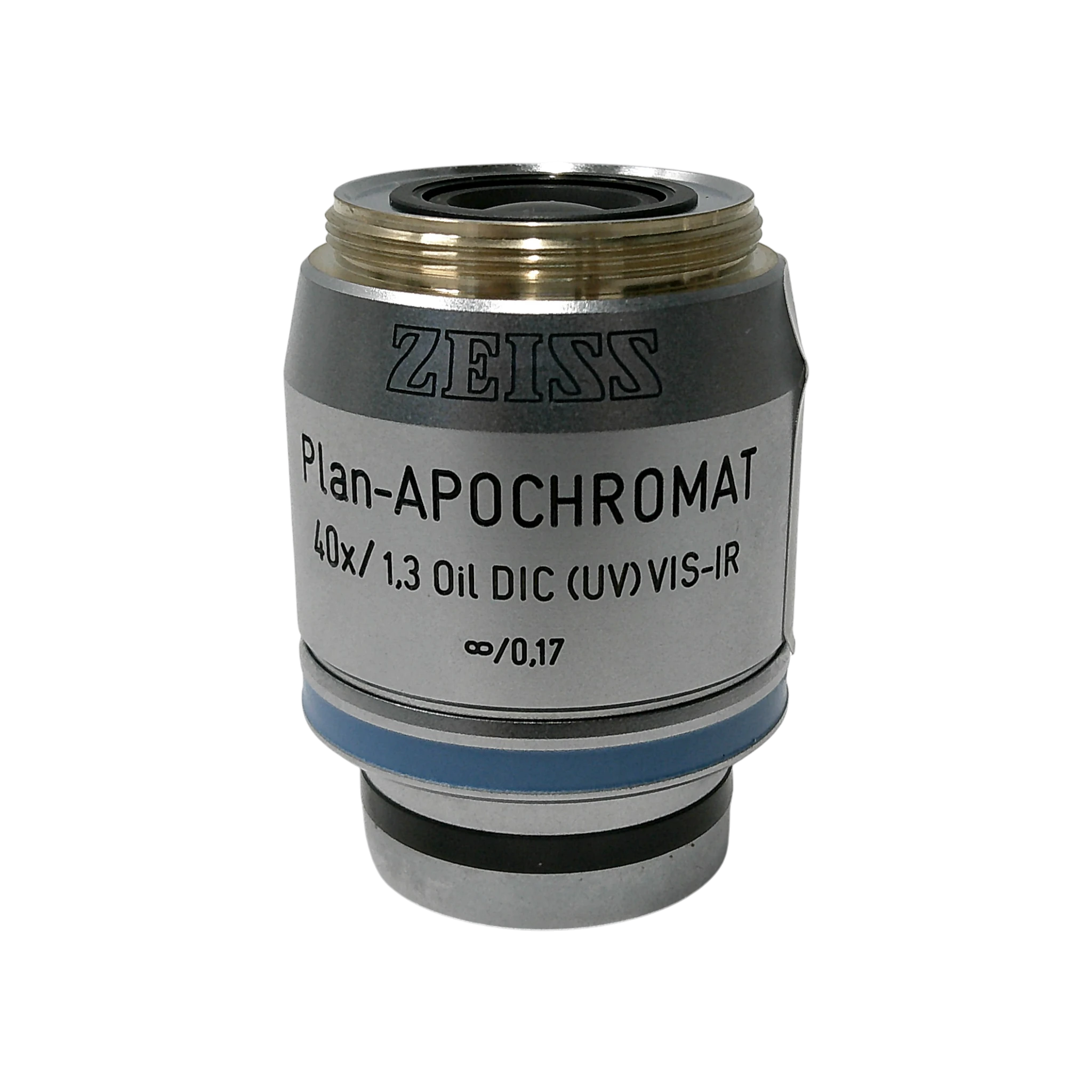 Zeiss Plan-Apochromat 40x/1.3 Oil DIC (UV) VIS-IR M27 Thread Size Microscope Objective