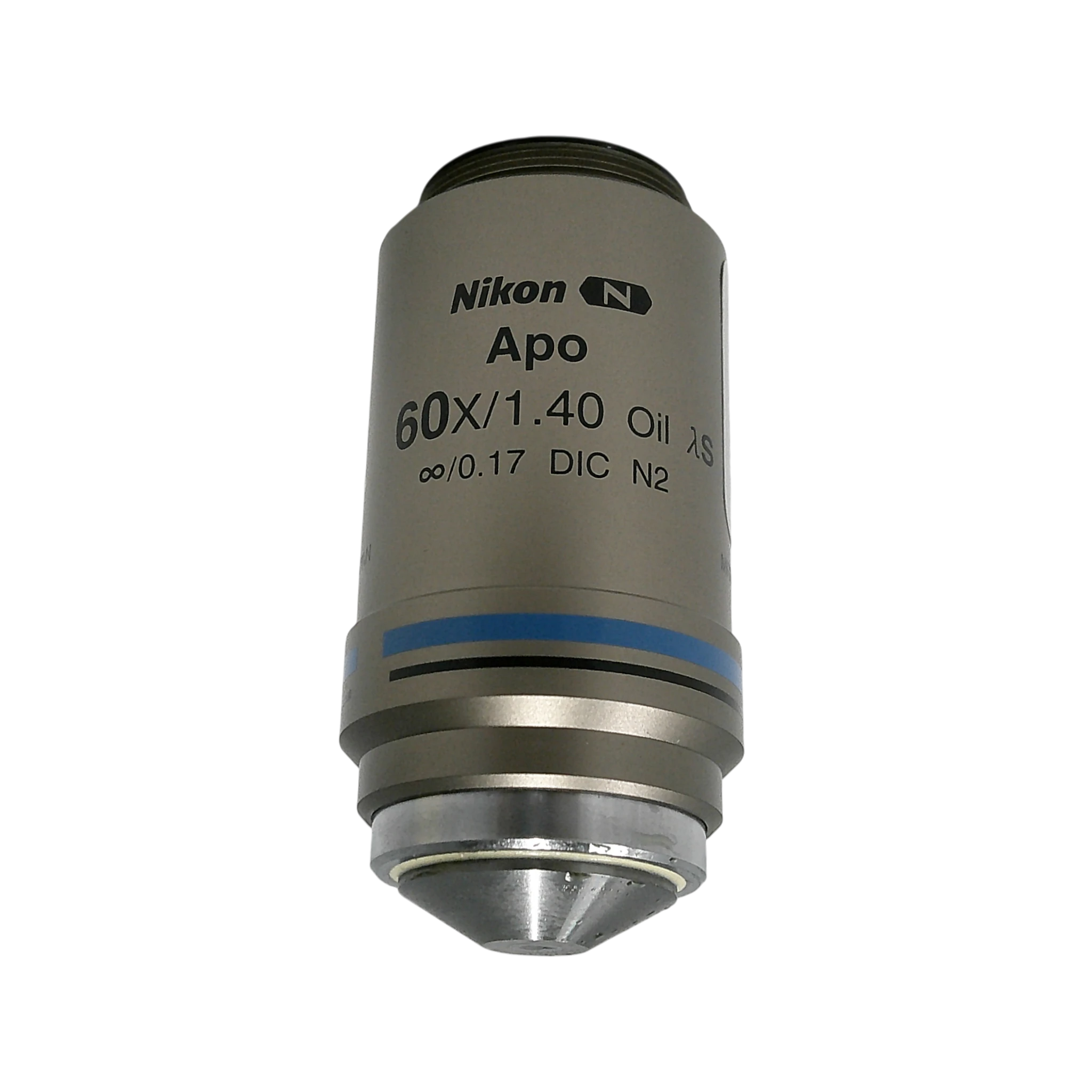 Nikon  Apo Lambda S 60×/1.40 Oil M25 Thread Size Microscope Objective