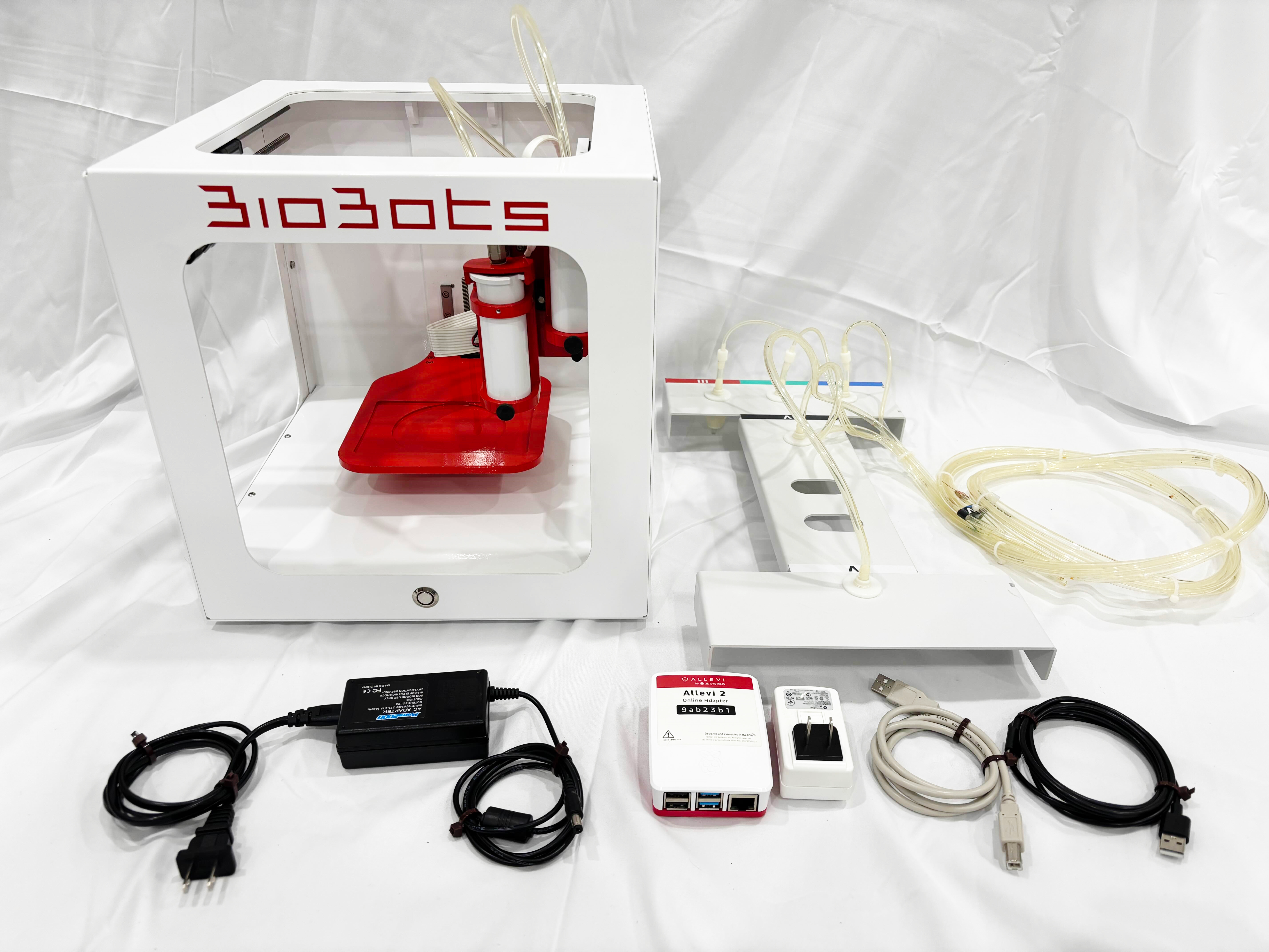Allevi 2 3D Bioprinter – Powers On, Motors Functional, Includes Raspberry Pi & Accessories