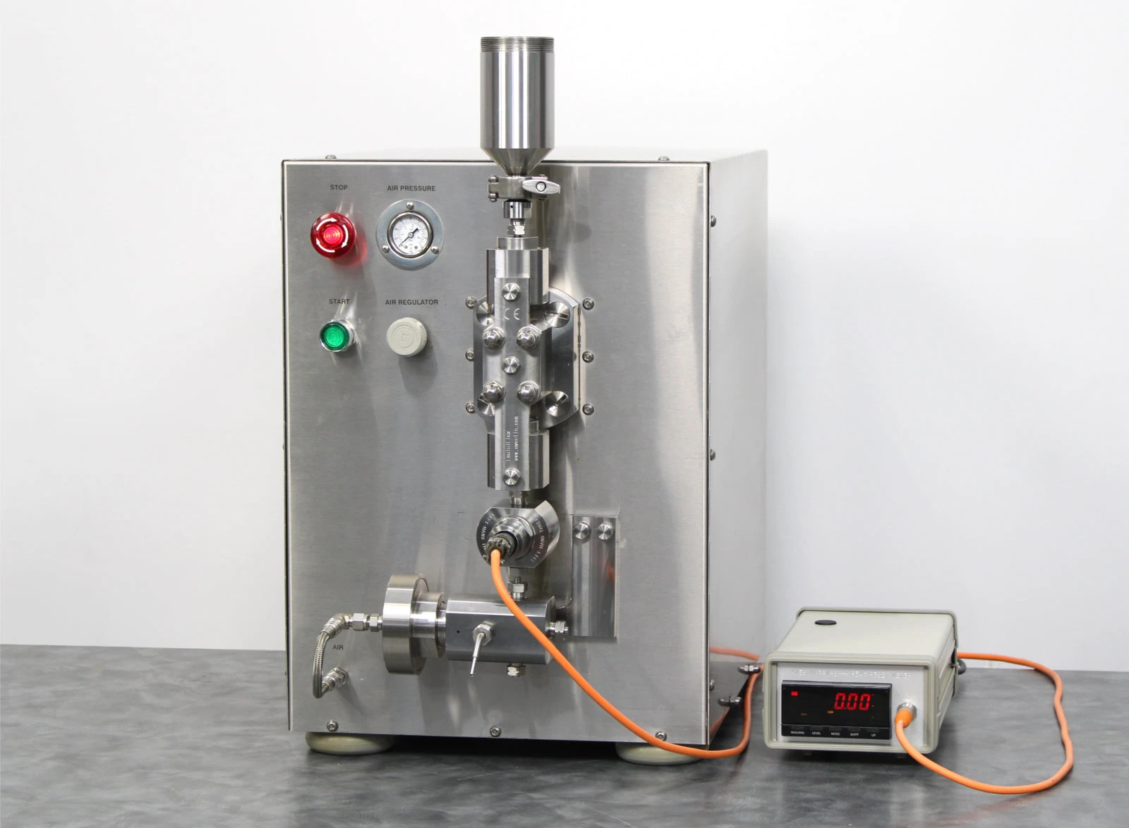Avestin EmulsiFlex-C3 High-Pressure Homogenizer 3L/hour Capacity and Gauge