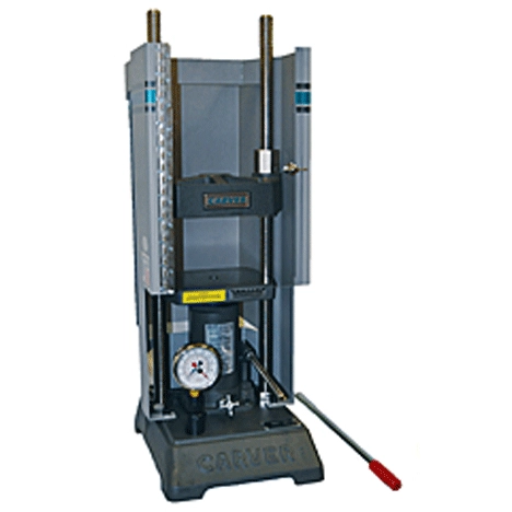 Carver 3853 Model M Manual Bench Top Laboratory Press (25 Tons)