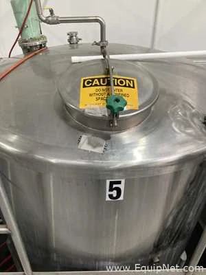 1000 Gallon Stainless Steel Mixing Vessel