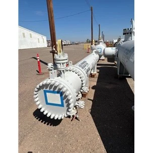 New 521 Sq Ft Fabsco Carbon Steel Shell &amp; Tube Heat Exchanger For Sale