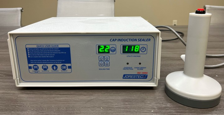 Cap Induction Sealer – Model IND-100 HQA | Lab & Production Bottle Sealer