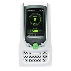 Particle Mass Concentration Detector with Formaldehyde CO2/PM2.5/PM10 TVOC Temperature/Humidity