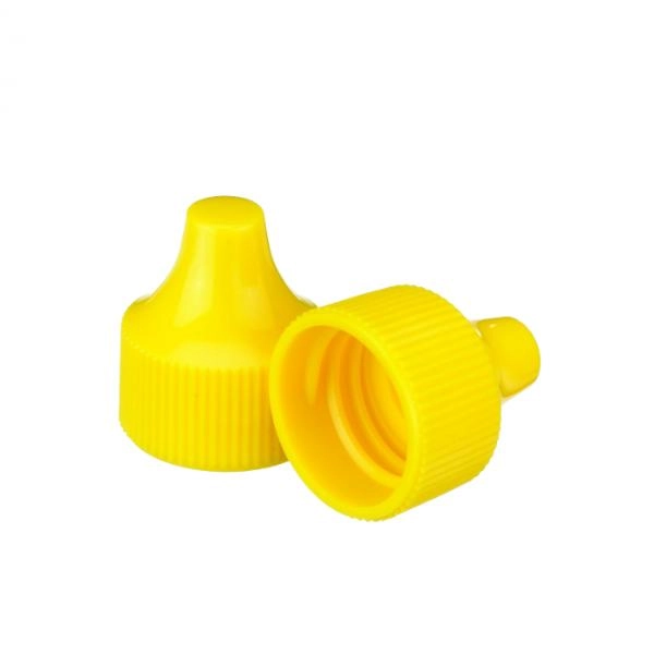 DWK Life Sciences Wheaton Dropper Tip Cap, 20-410, Yellow 2 Cs/100 242528