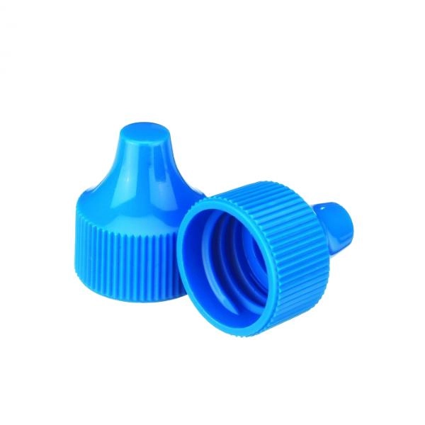 DWK Life Sciences Wheaton Dropper Tip Cap, 20-410, Blue 2 Cs/100 242524