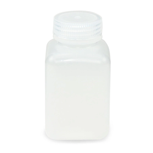 Diamond RealSeal Bottle, Wide Mouth, Square, PP with PP Closure, 250mL, BAG/12 #7160250