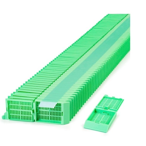 Simport Unisette Tissue Cassettes For Primera Printers In Stack (Taped), Green (Cs/1000) M405-4T