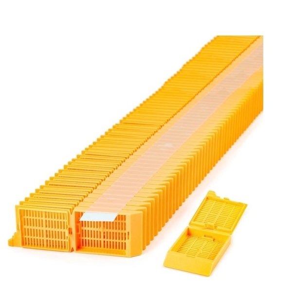 Simport Unisette Tissue Cassettes For Primera Printers In Stack (Taped), Peach (Cs/1000) M405-7T