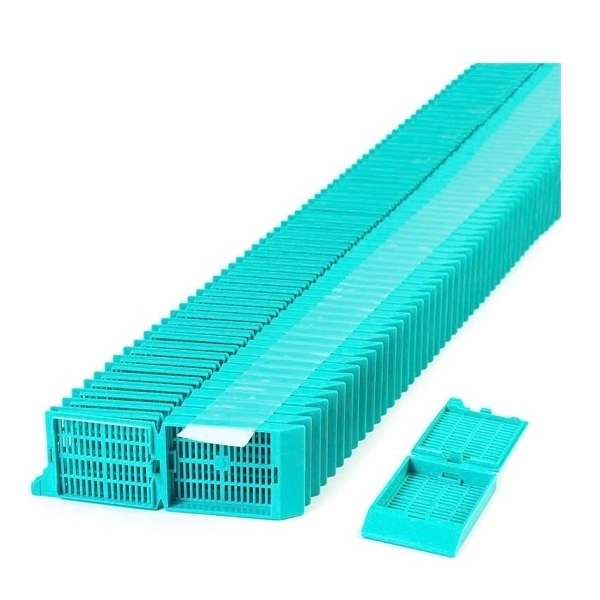 Simport Unisette Tissue Cassettes For Primera Printers In Stack (Taped), Aqua (Cs/1000) M405-12T