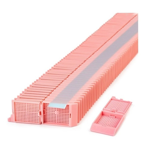 Simport Unisette Biopsy Cassettes For Primera Printers In Quickload Stack, Pink (Cs/1000) M406-3T