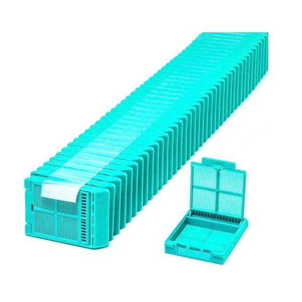 Simport Micromesh Biopsy Cassettes For Primera Printers In Quickload Stack, Aqua (Cs/2000) M407-12T