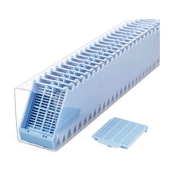 Simport Histosette II Tissue Cassettes In Quickload Sleeves, Blue (Cs/750) M485-6SL