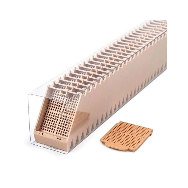 Simport Histosette II Biopsy Cassettes In Quickload Sleeves, Tan (Cs/750) M486-8SL