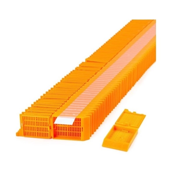 Simport Orange Unisette Tissue Cassettes In Quickload Stack (Taped) (Cs/1000) M505-11T