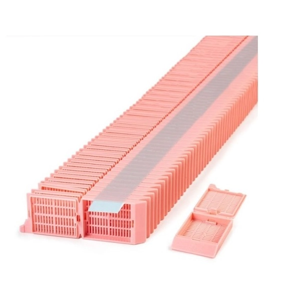 Simport Pink Unisette Tissue Cassettes In Quickload Stack (Taped) (Cs/1000) M505-3T