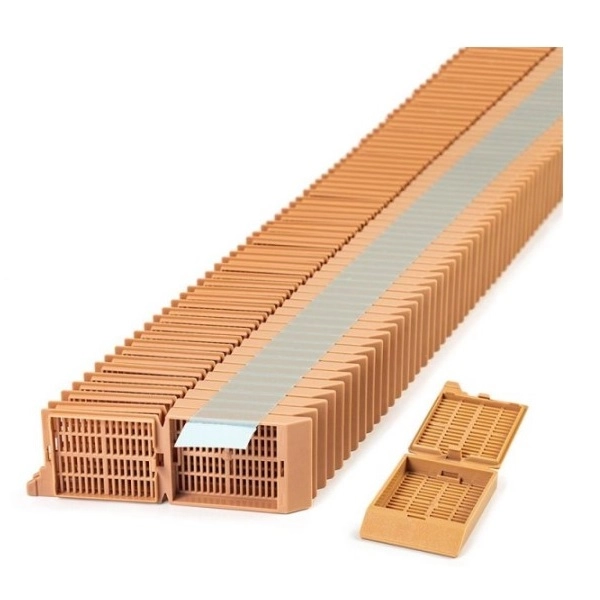 Simport Tan Unisette Tissue Cassettes In Quickload Stack (Taped) (Cs/1000) M505-8T