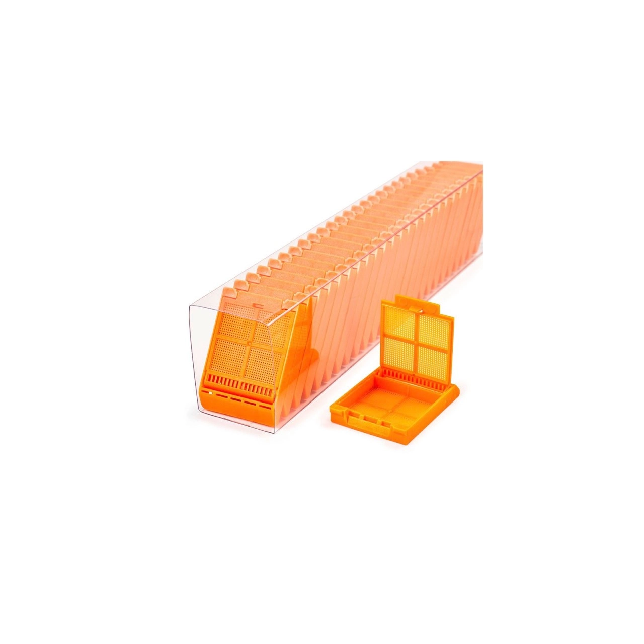 Simport Orange Micromesh Biopsy Cassettes In Quickload Sleeves (Cs/750) M507-11SL