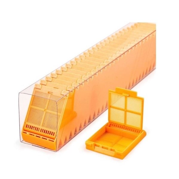 Simport Peach Micromesh Biopsy Cassettes In Quickload Sleeves (Cs/750) M507-7SL