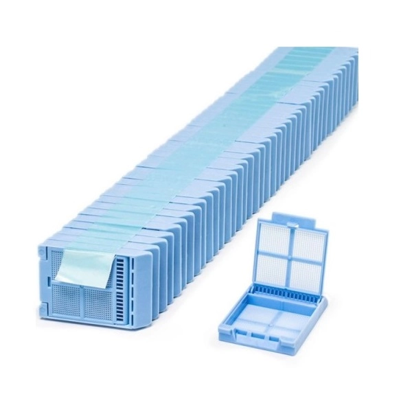 Simport Blue Micromesh Biopsy Cassettes In Quickload Stack (Tape) (Cs/2000) M507-6T